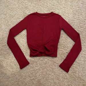 Gilly Hicks Red Lounge Top